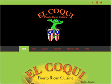 Tablet Screenshot of elcoqui2eat.com